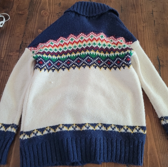 Woman's chunky cardigan Sweater - Picture 6 of 6